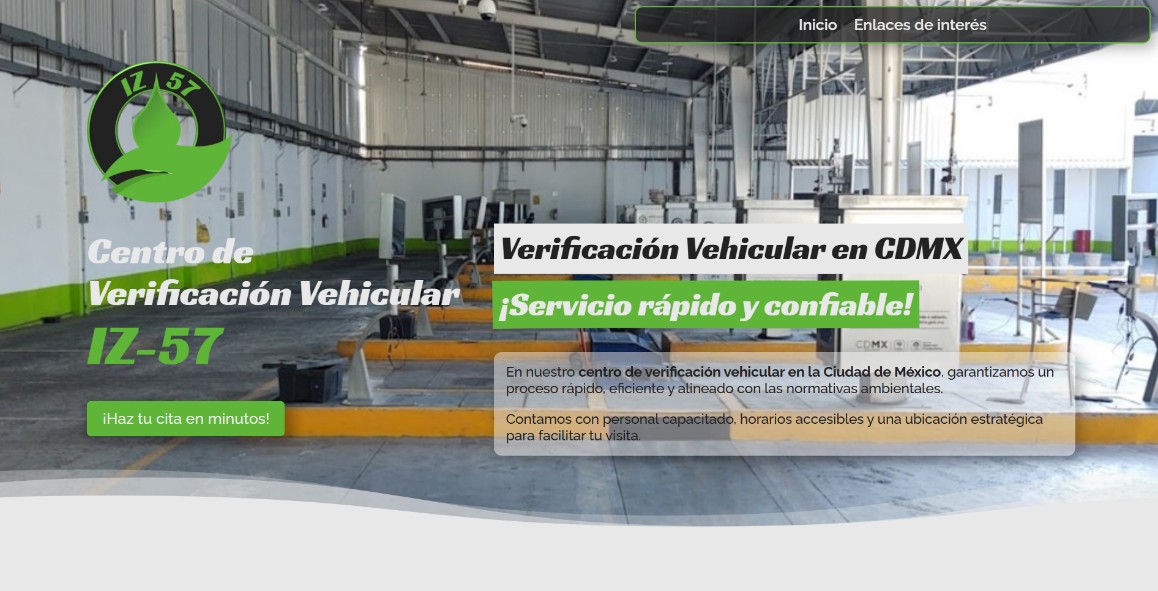 WEBSITE CENTRO DE VERIFICACION VEHICULAR IZ57