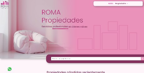WEBSITE ROMA PROPIEDADES